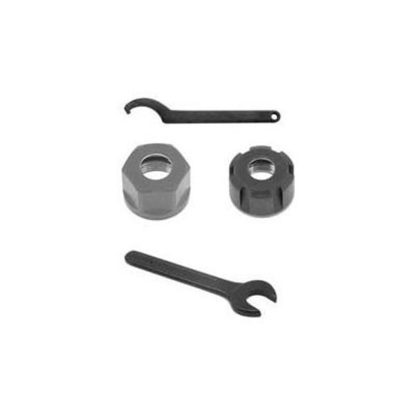 Toolmex Mini Nut for ER-11 Collet Chuck, Straight Shank 8-800-P951